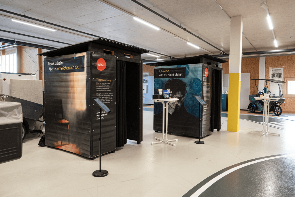 Unsere Psychografie-Boxen in Betrieb