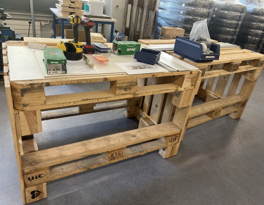 Entstehung der Gastrotische für den neuen Wisli-Stand